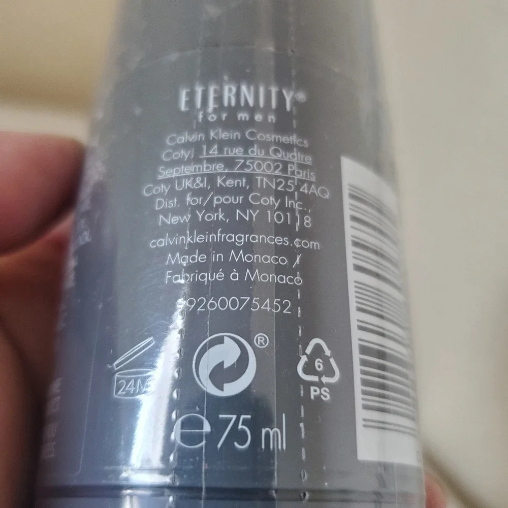 2 Pack Calvin Klein Eternity for Men Deodorant Stick Alcohol Free 2.6oz 75g Each